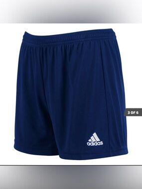 Adidas Women’s Navy Workout Soccer Shorts Size Small NWT